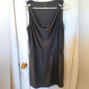 White House Black Market blouson cowl neck dress, size small, VGUC